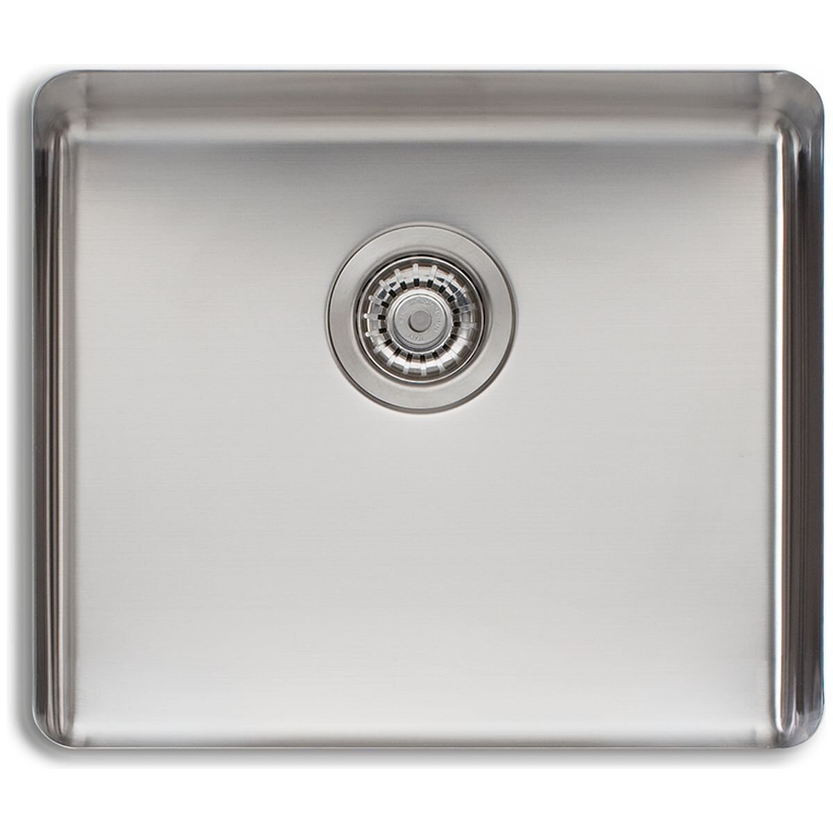 Oliveri Sonetto single bowl sink and Essente pull out tap - undermount, brushed stainless - SS31615SN1050U
