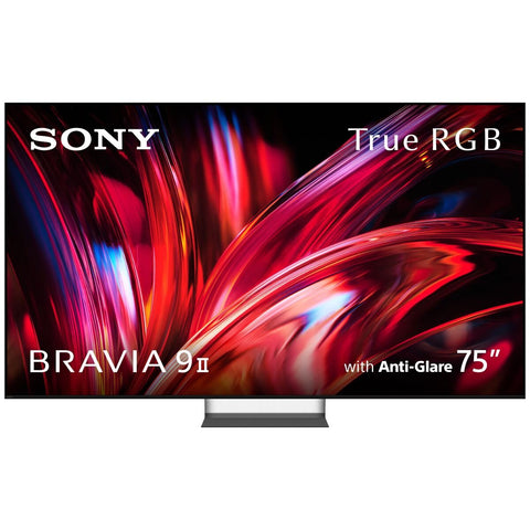 Sony 75 Inch Bravia 9 II True RGB 4K Mini-LED Google TV - RGB Triluminos Max Pro, 2.2.2 Speakers - K75XR90M2