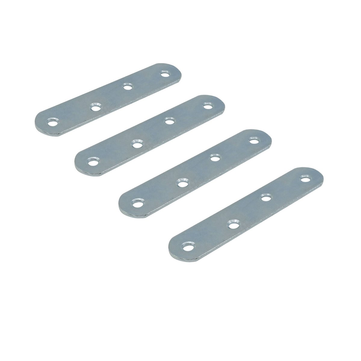 Carinya Zinc Plated Mending Plate 4 Pack 97 x 20 x 2mm Silver - SuperSaverAU - view 3