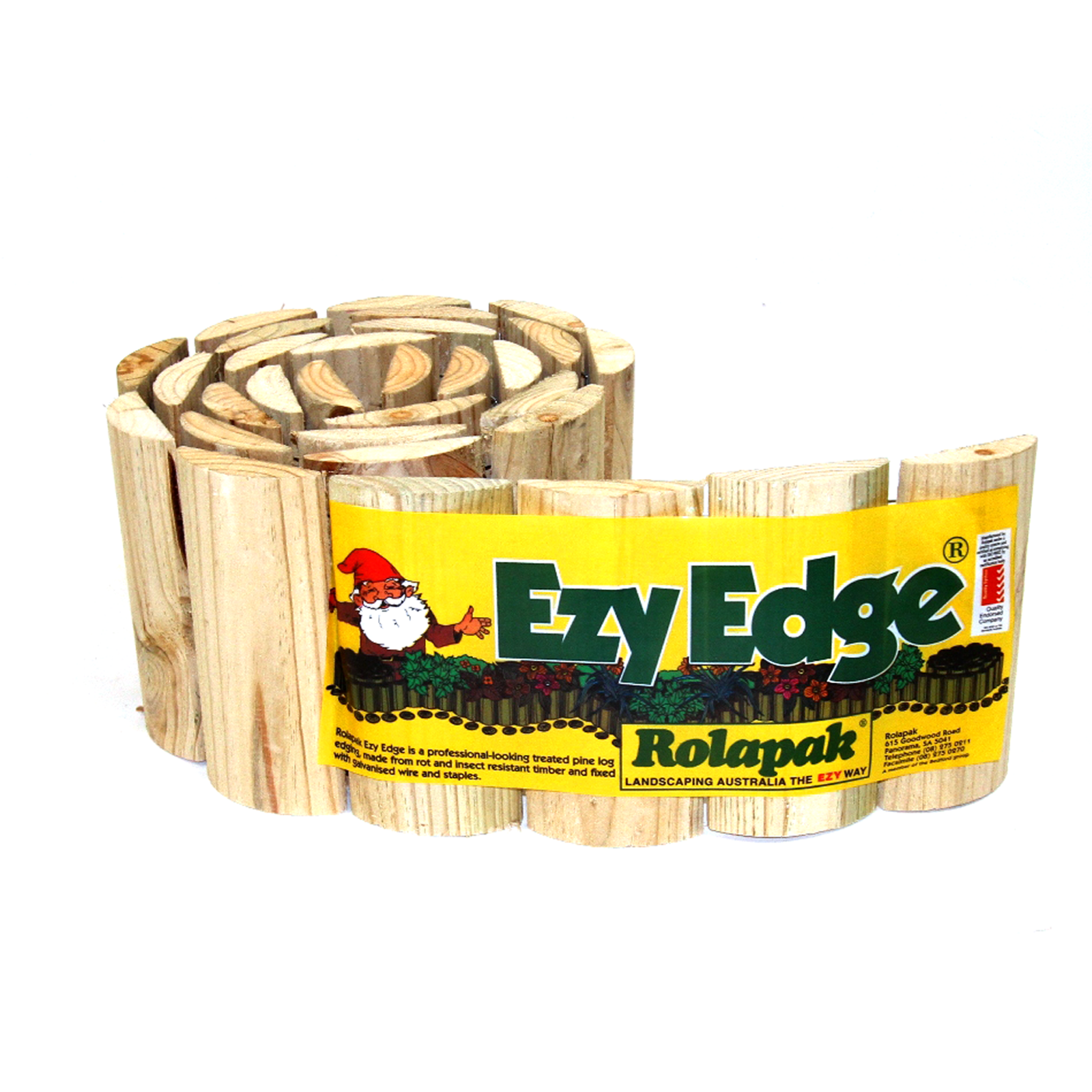 Rola Pak 200mm x 2.8m Treated Pine Ezy Edge Garden Edging