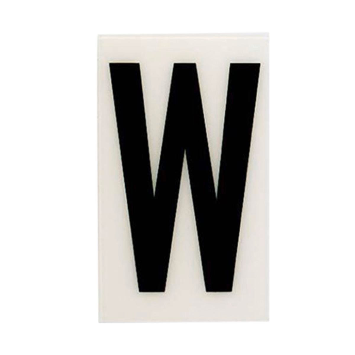 Sandleford 60mm White Self Adhesive House Letter W - Weather Resistant