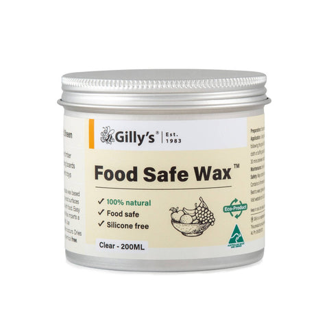 Gilly S Food Safe Wax - 200 ml - Natural Finish for Timber & Bamboo - SuperSaverAU - view 1