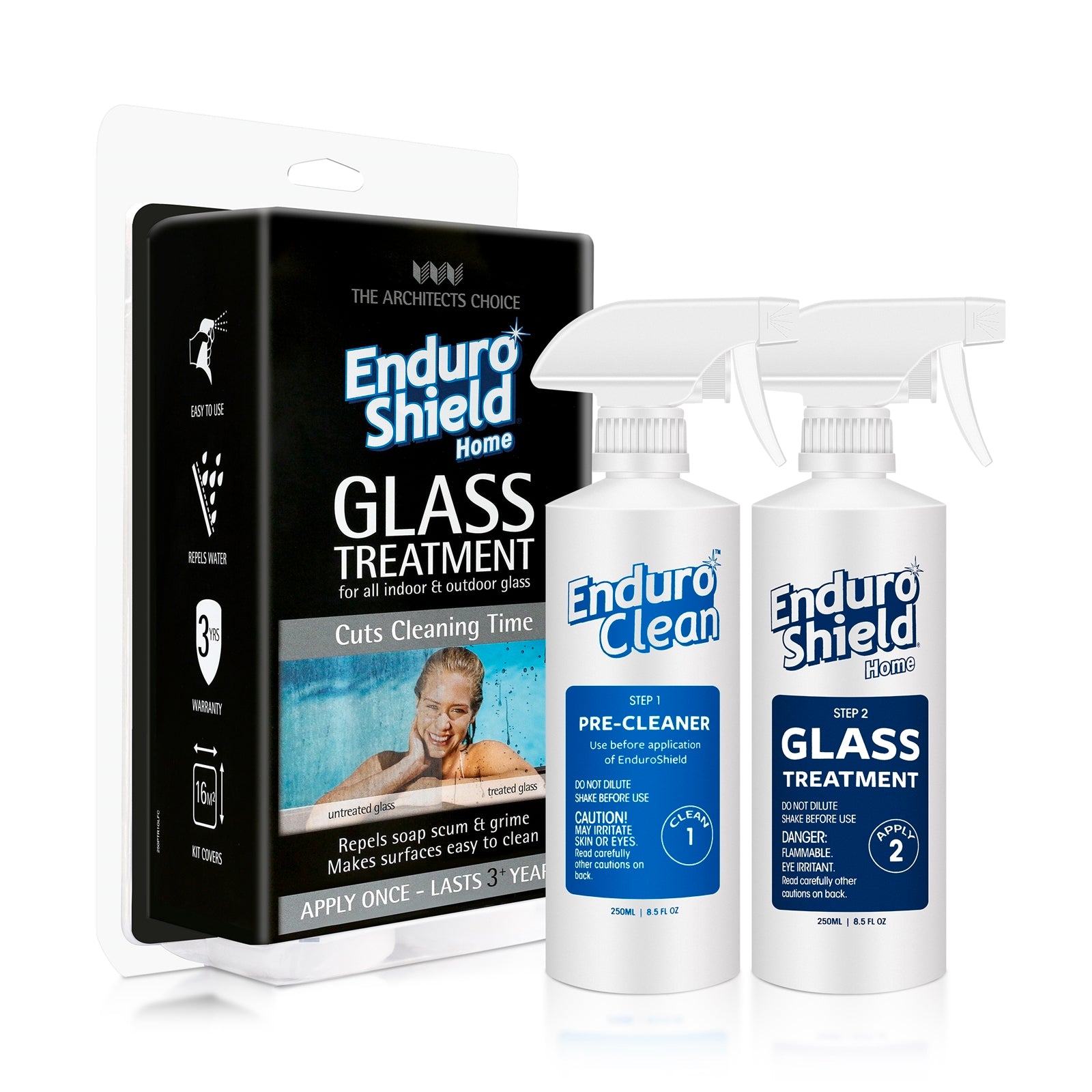 ProtectorAl 250ml EnduroShield Premium Glass Cleaner Kit
