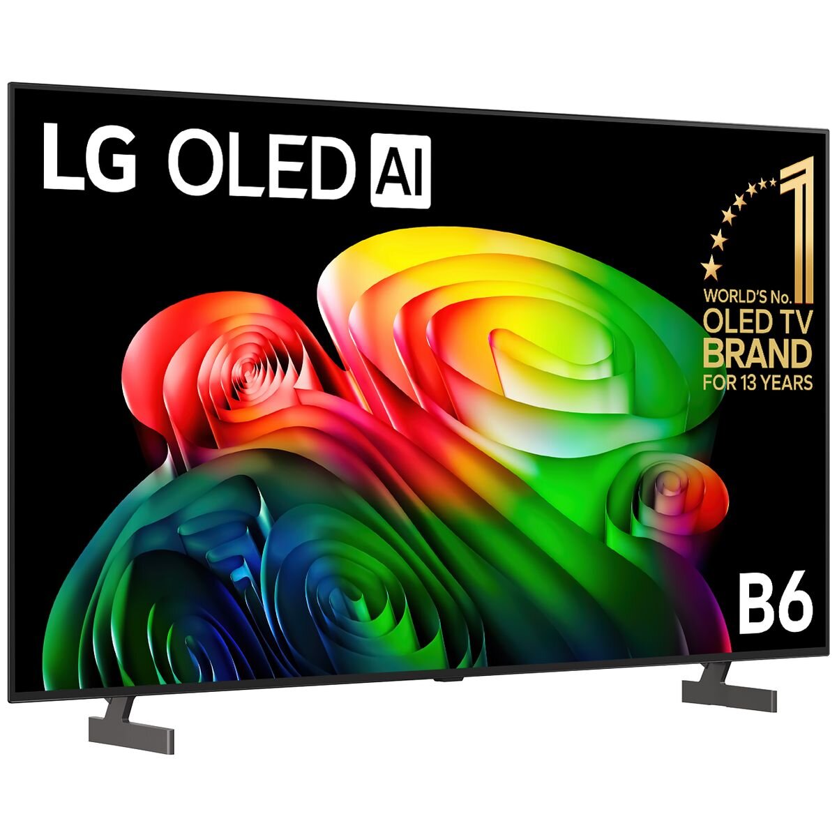 LG 65-inch OLED B6 4K Smart TV - 120Hz, Self-Lit Pixels, Dolby Vision, Four HDMI 2.1 - OLED65B6PSA