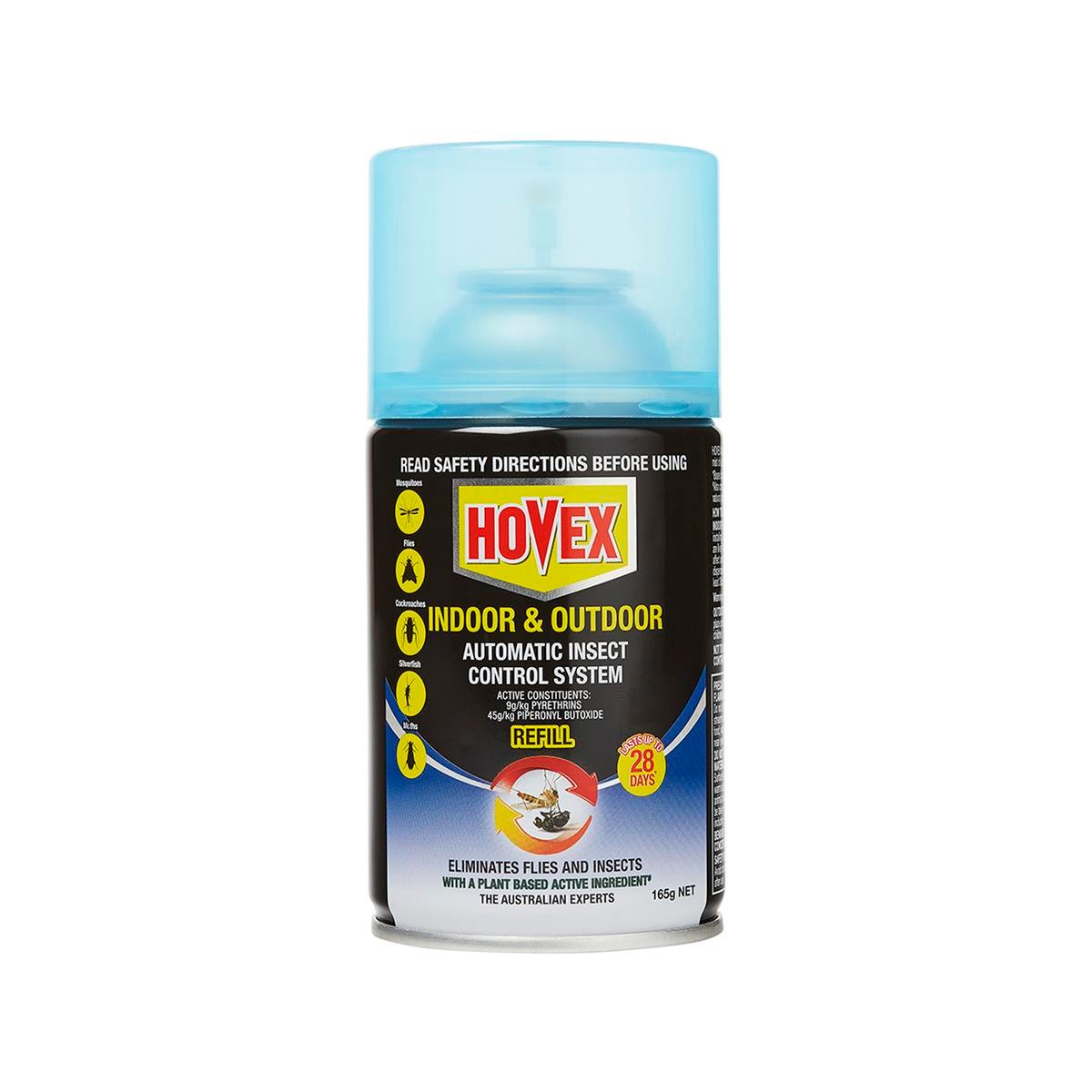 Hovex Auto Insecticide Refill 165g - Indoor & Outdoor Crawling & Flying Insects