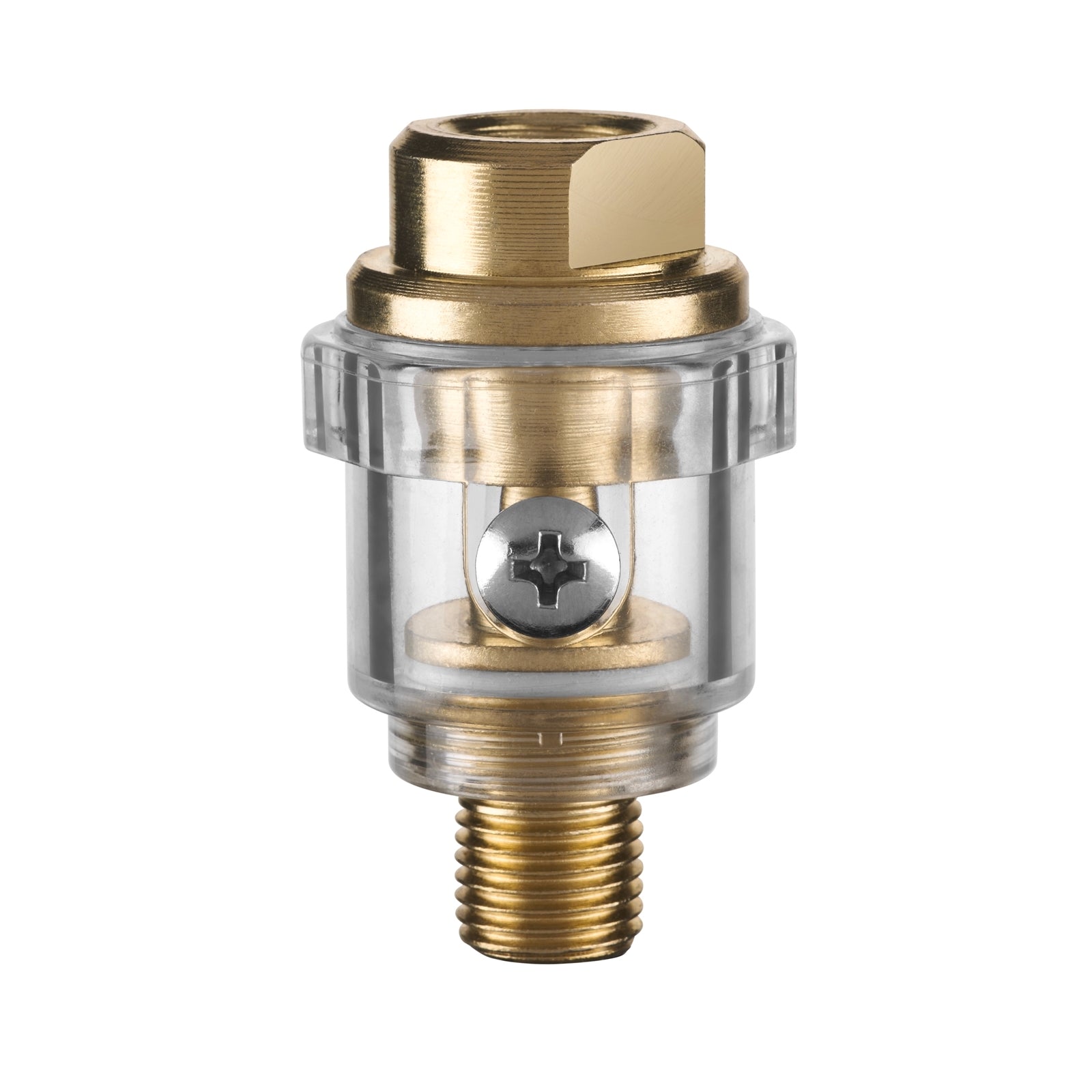 Ozito 1/4" Inline Mini Oiler, Plastic and Metal, Air Tool Accessory