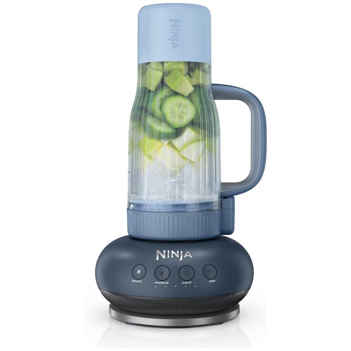 Ninja BlendBOSS Tumbler Blender 0.76L - Cyberspace Blue - 1100W, Auto-iQ Programs, Leakproof Cap - DB351BL3ANZ