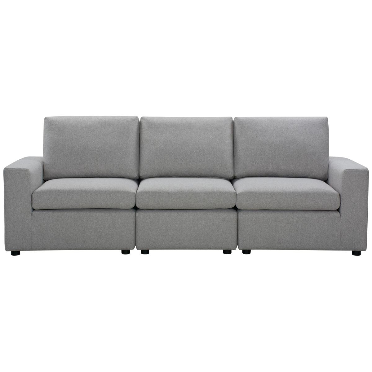 Ostro Furniture Athena 3 seater sofa - wide arm design with soft stitch detailing and foam seating - 27006000