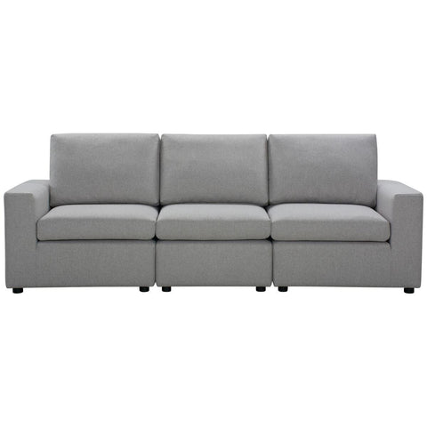 Ostro Furniture Athena 3 seater sofa - wide arm design with soft stitch detailing and foam seating - 27006000