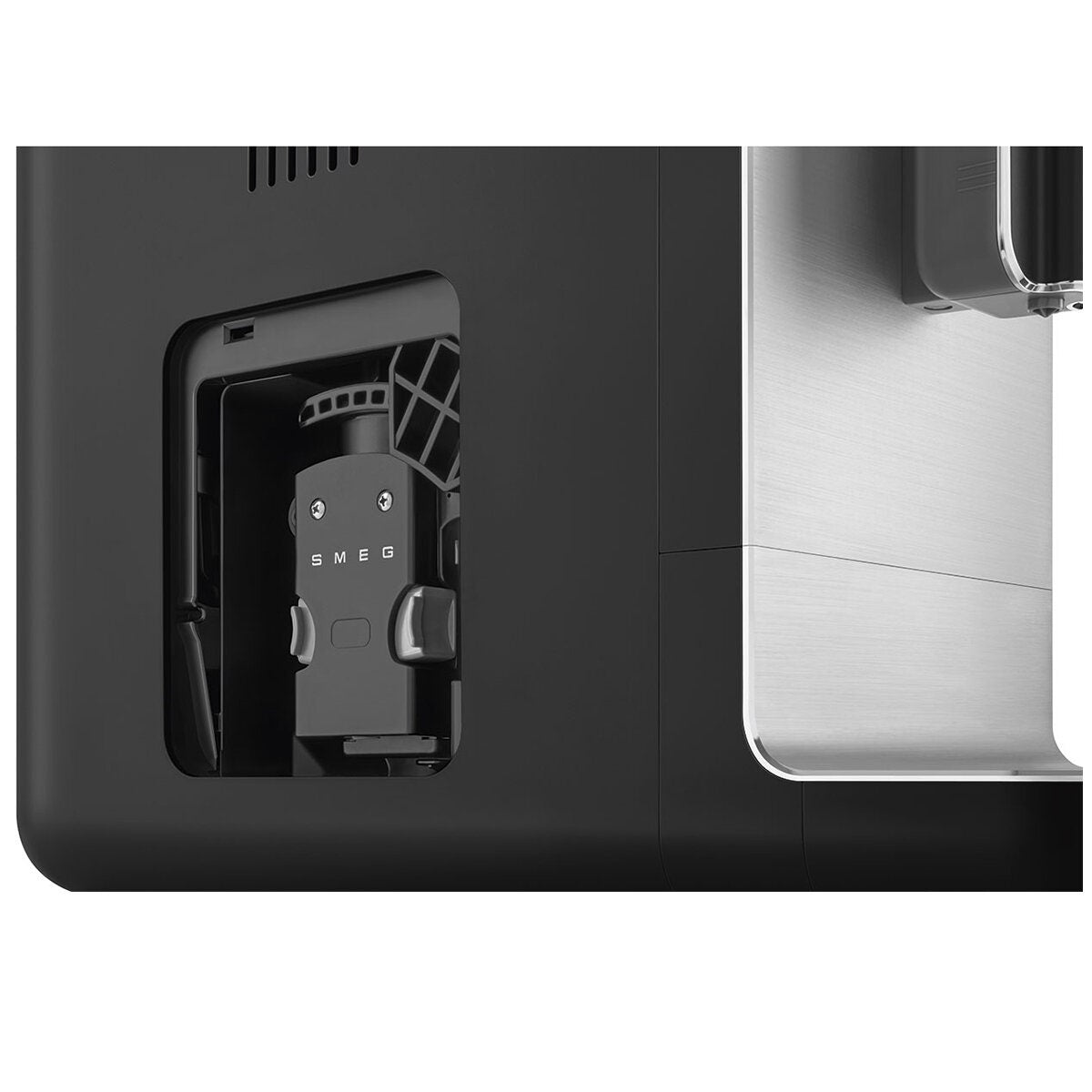 Smeg Bean To Cup Coffee Machine - 19 Bar Pump, Built-in Grinder, Matte Black - BCC12BLMAU