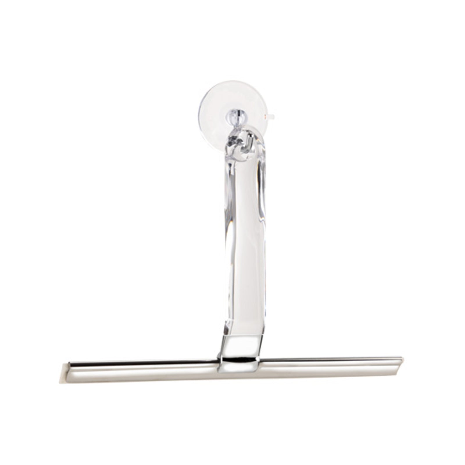 Better Living Crystal Shower Squeegee Clear Acrylic with Suction Mount