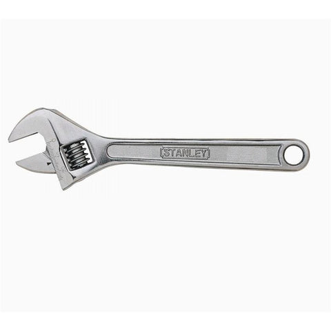 Stanley 380mm Adjustable Wrench, Chrome Vanadium Steel, Rust Resistant