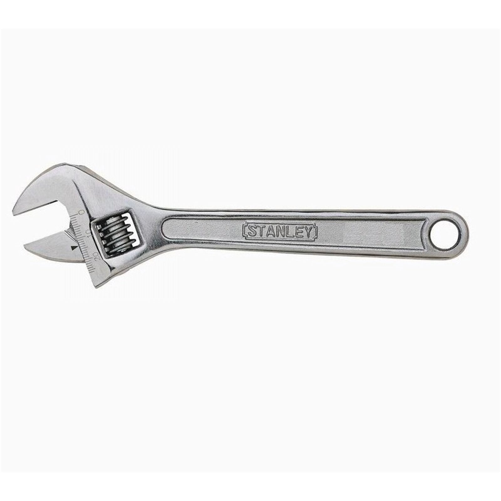 Stanley 380mm Adjustable Wrench, Chrome Vanadium Steel, Rust Resistant