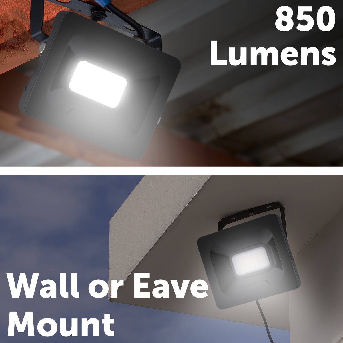 Arlec LED Security Floodlight - 10W - Aluminium - Weather Resistant - SuperSaverAU - view 3