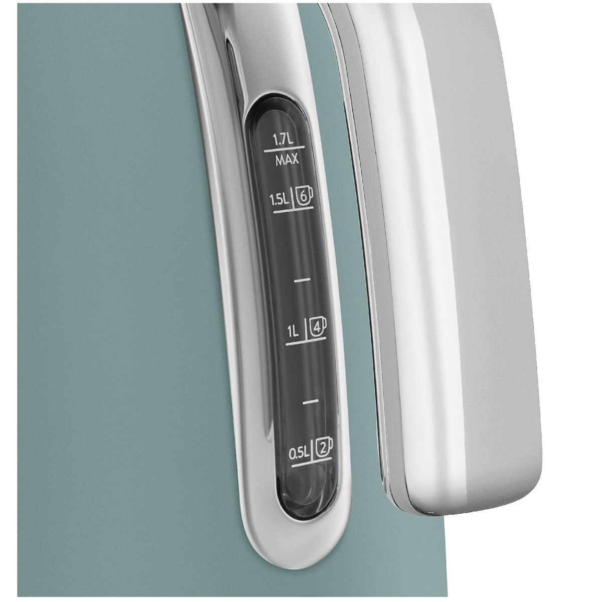 Smeg 50s Retro Style Kettle 1.7L - Emerald Green, 2400W, Soft Opening Lid, 360 Degree Base - KLF03EGMAU
