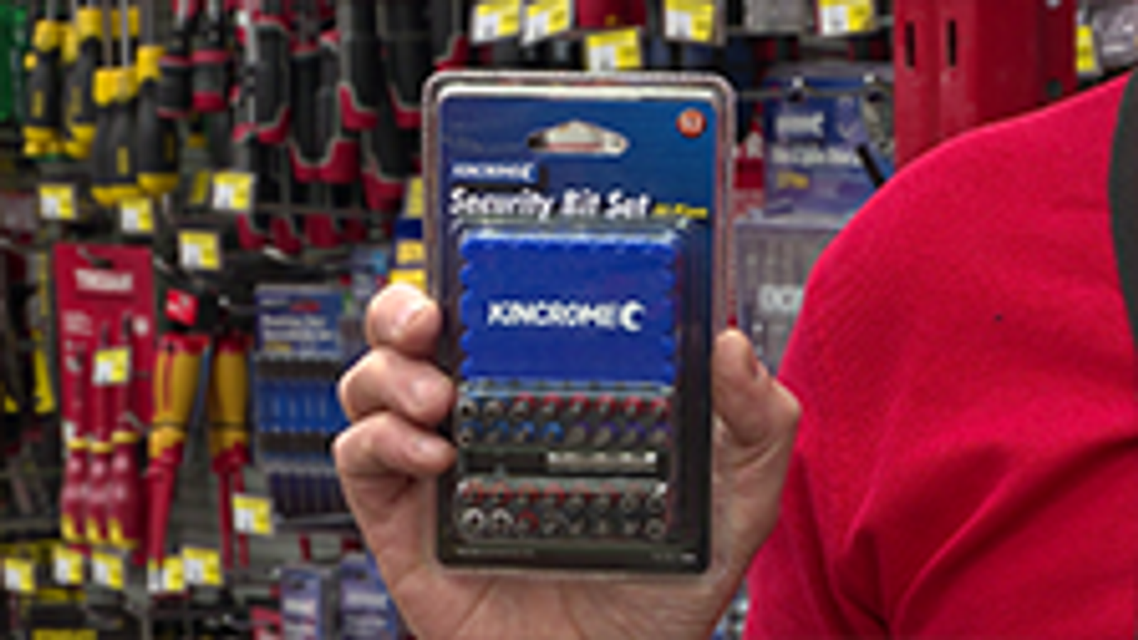 Kincrome 33 Piece 1/4" Hex Drive Security Bit and Holder Set, Silicon Alloy S2 Steel