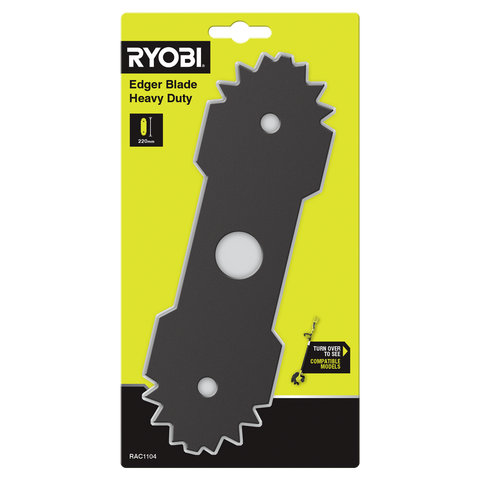 Ryobi Heavy Duty Edger Blade for 18V and 36V Edgers, Steel RAC1104