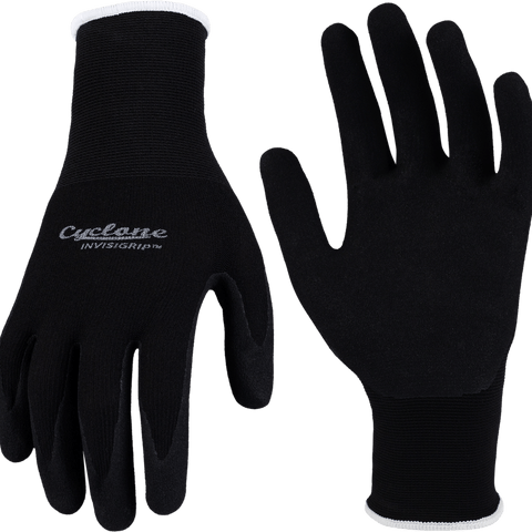 Cyclone Invisigrip Tough Gardening Gloves Medium, Nylon, Water Resistant