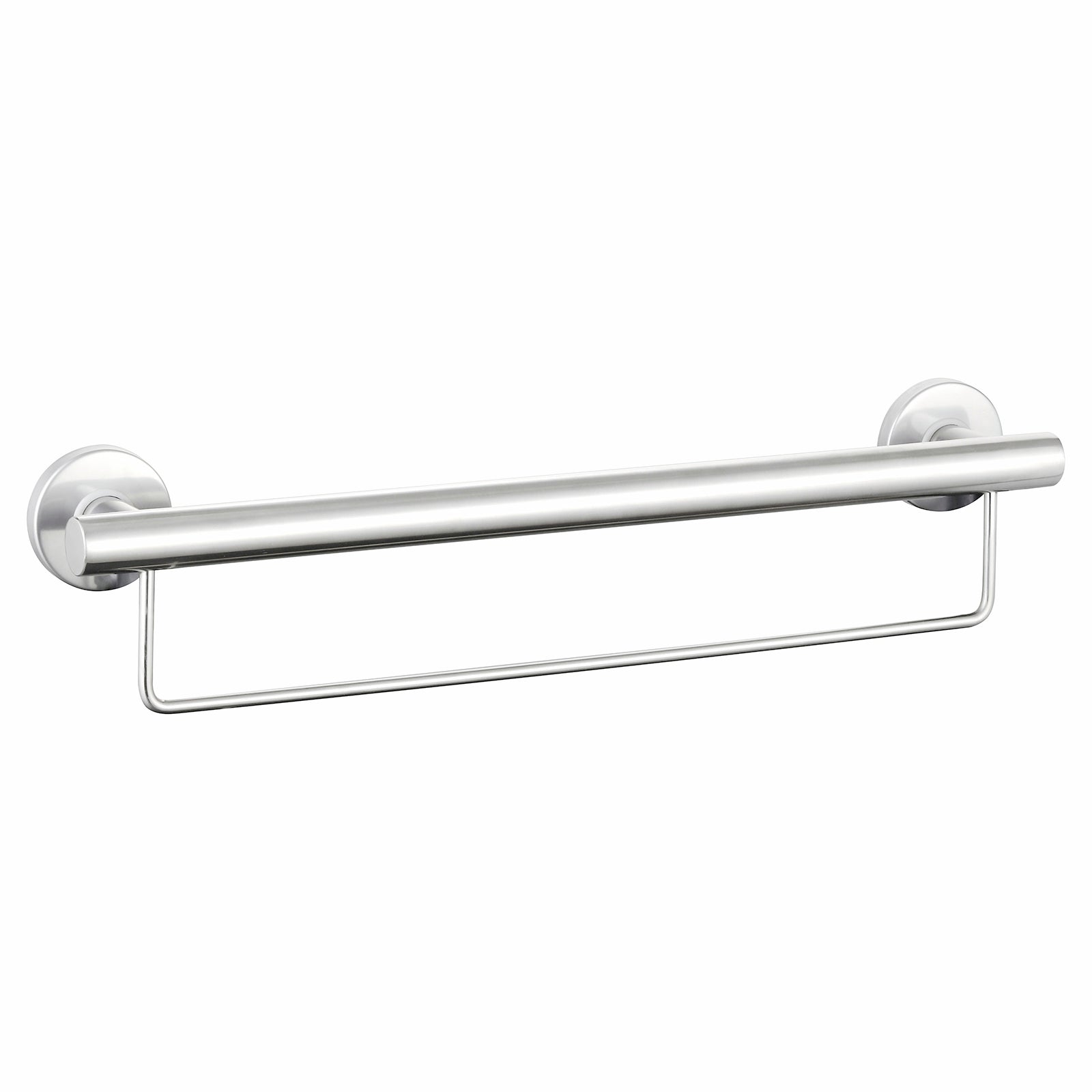 evekare 600mm Towel Rail with Grab Rail - 32mm Stainless Steel 110kg