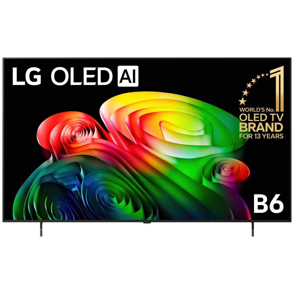 LG 65-inch OLED B6 4K Smart TV - 120Hz, Self-Lit Pixels, Dolby Vision, Four HDMI 2.1 - OLED65B6PSA