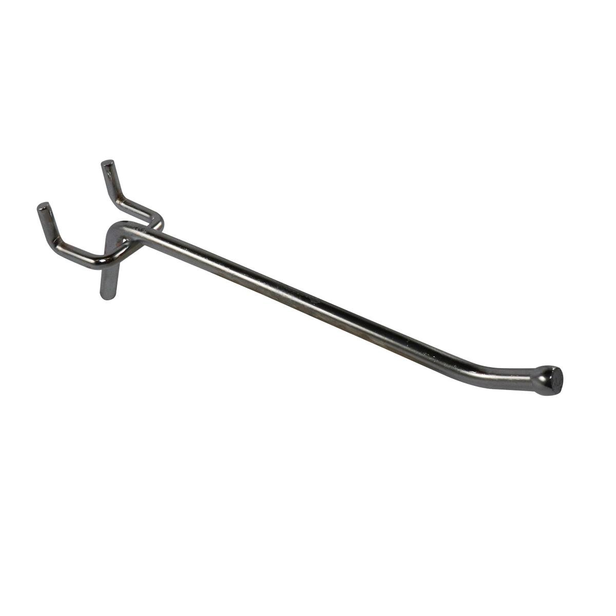 Everhang 100mm Pegboard Hooks 6 Pack - Silver - Zinc - SuperSaverAU - view 1