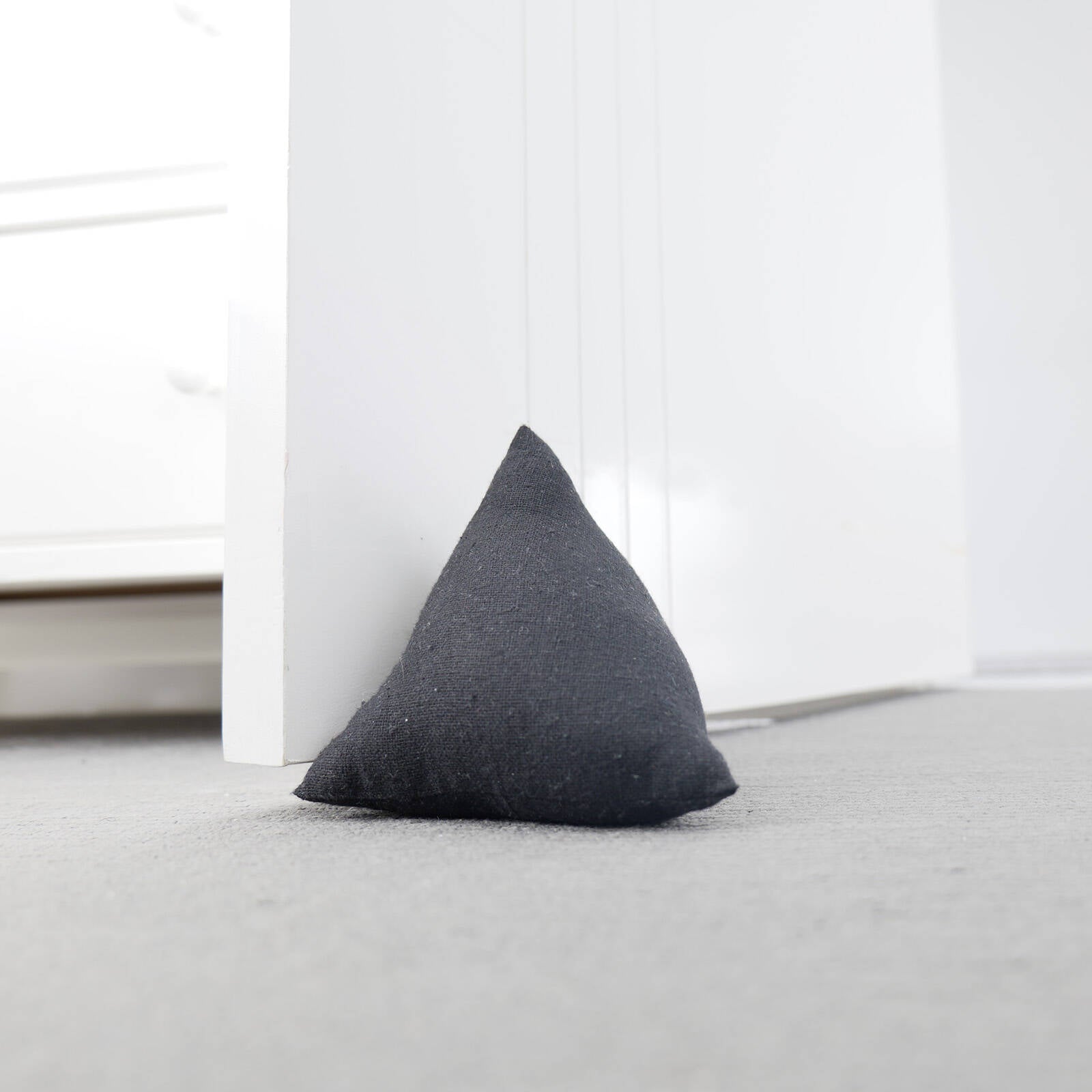 Adoored Black Fabric Door Stop