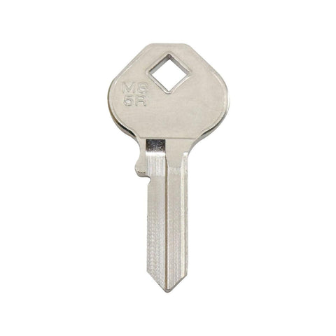 EHI MS5R Silver Blank Key, Nickel Plated Brass