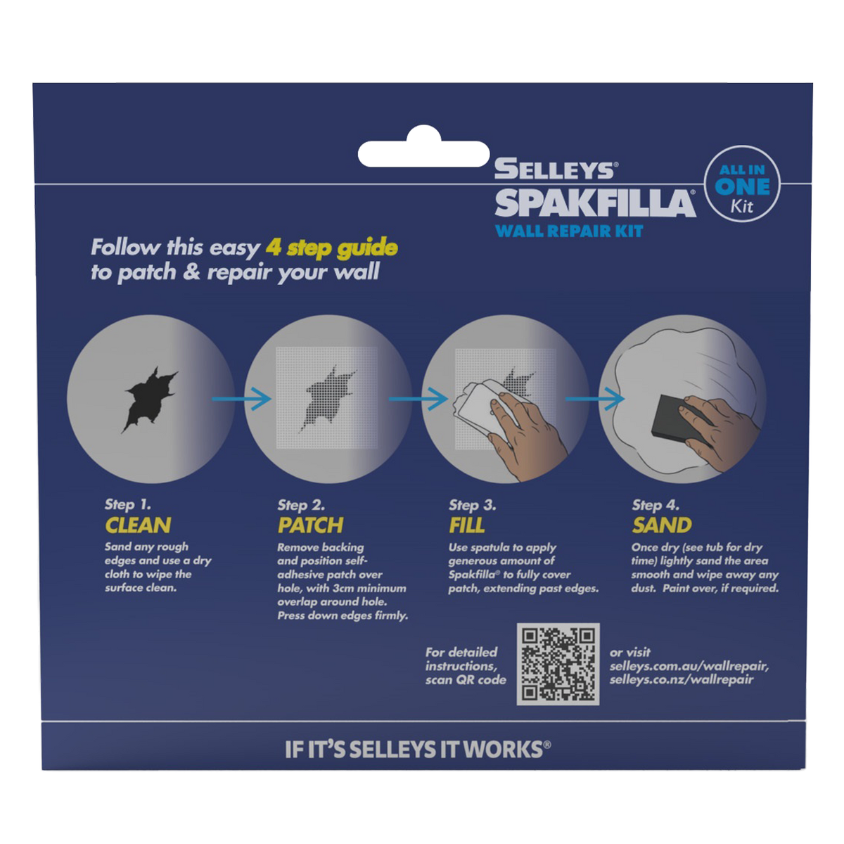 Selleys Spakfilla Wall Repair Kit Indoor