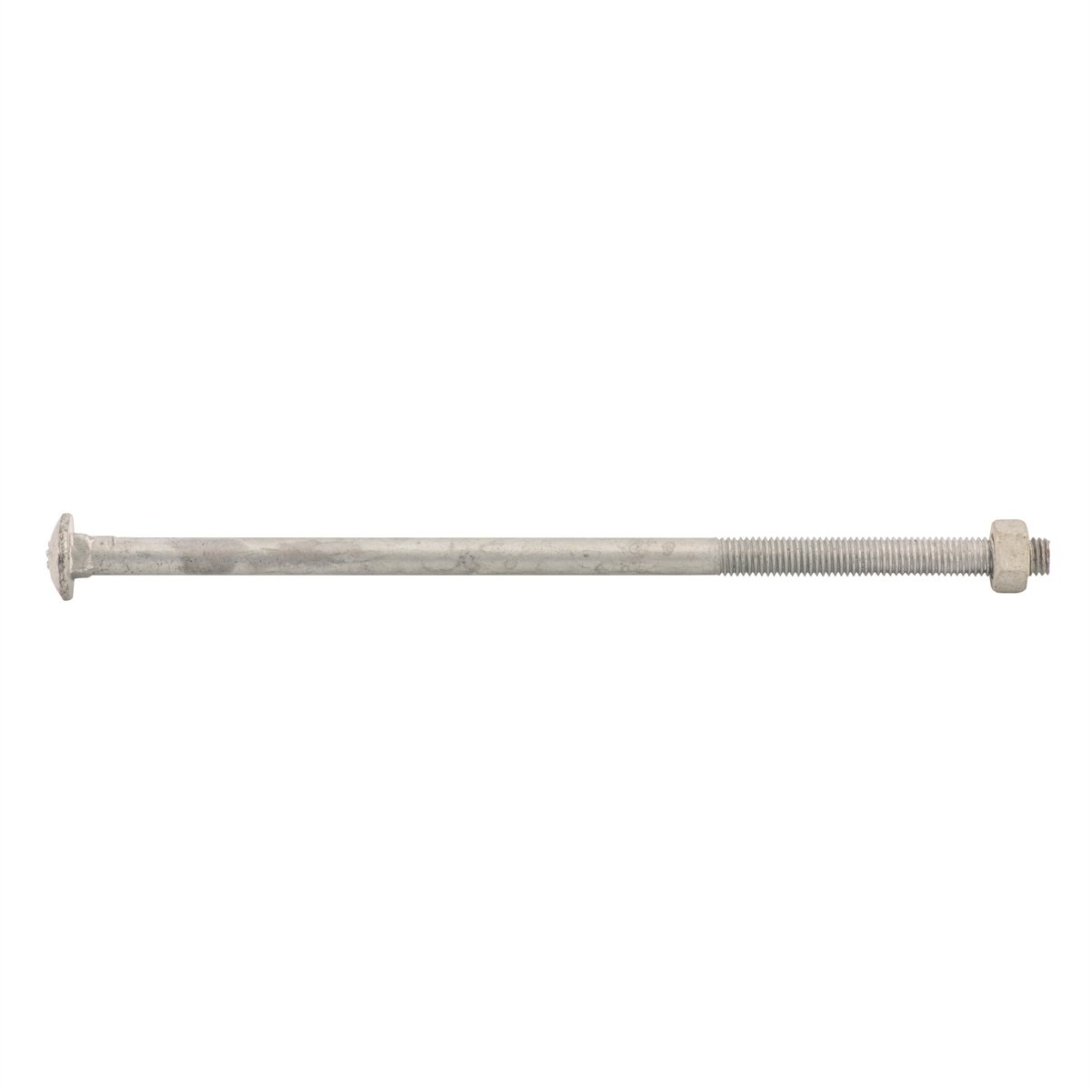 Zenith M10 x 240mm Hot Dip Galvanised Cup Head Bolts & Nuts - 4.6 Grade, 12 Pack