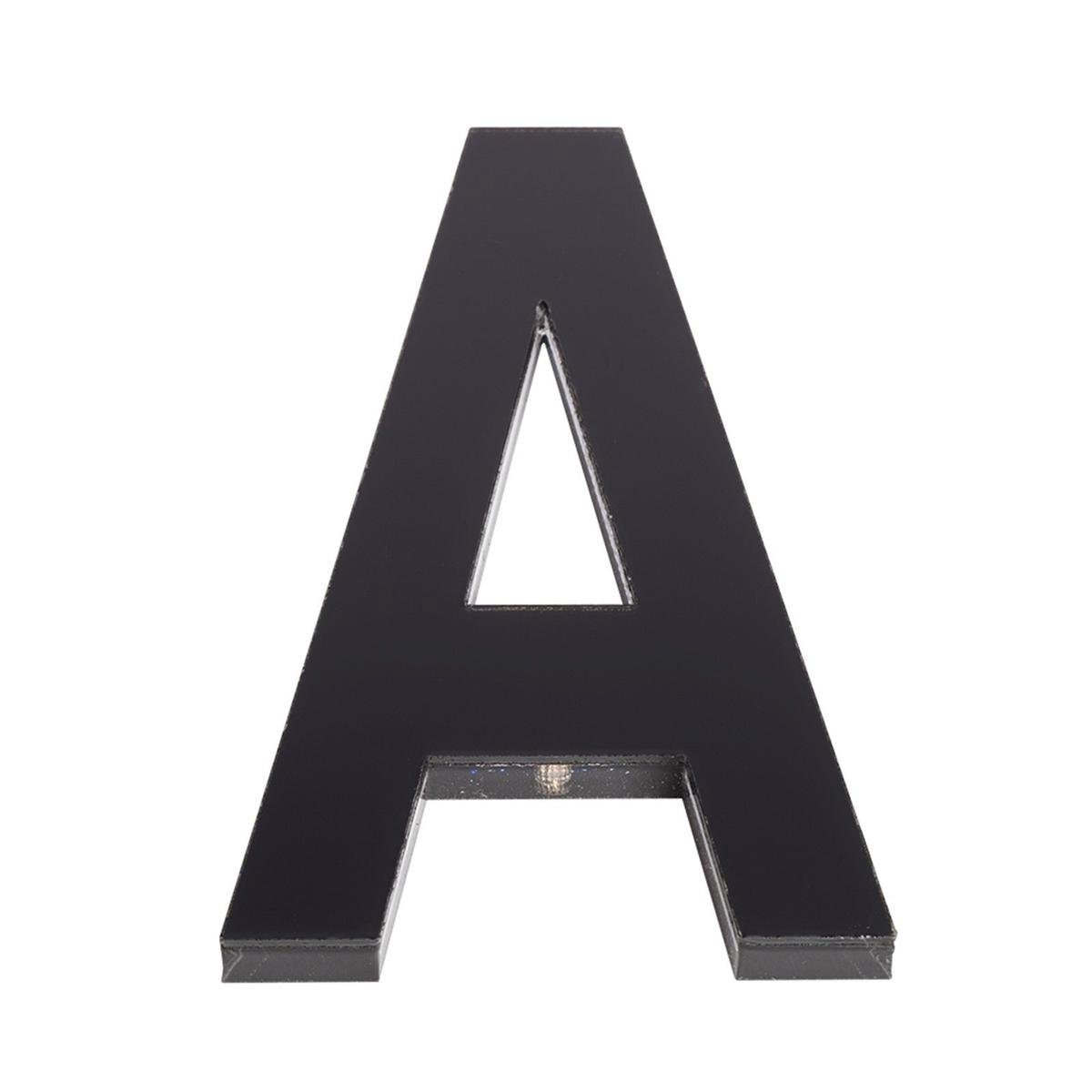 Sandleford 120mm Black Ultra Acrylic House Letter A - Durable Weather Resistant Design - SuperSaverAU - view 1