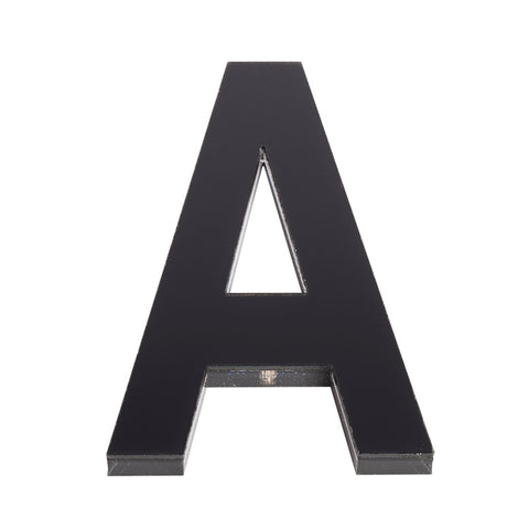 Sandleford Ultra 120mm Black Acrylic House Letter A - Weather Resistant