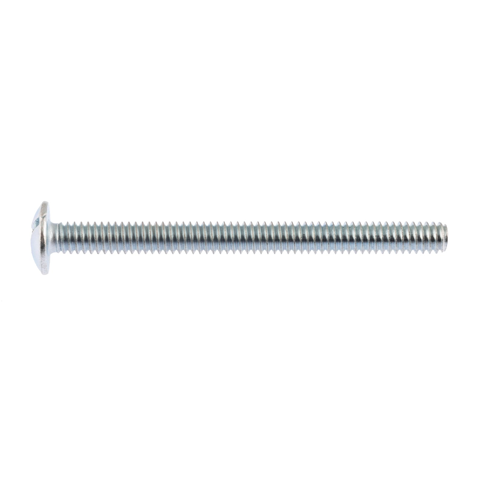 Zenith 1/4" x 75mm Zinc Plated Mushroom Head Bolts and Nuts 25 Pack
