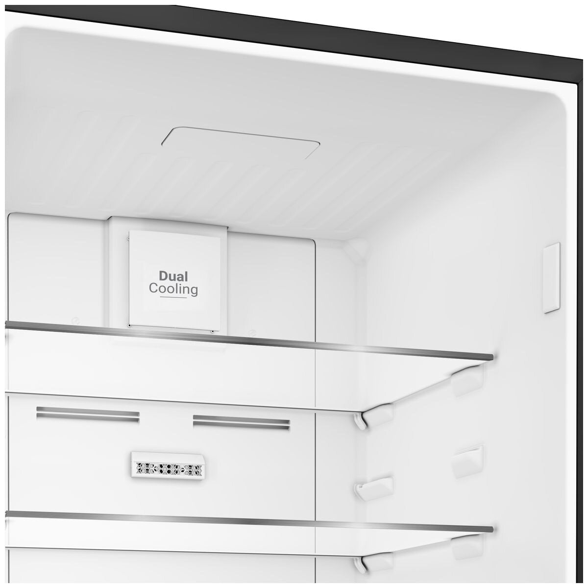 Hitachi 323L Bottom Mount Fridge - Pearl Steel, Dual Cooling System, Active Odour Filter - HRBN6340EXAU