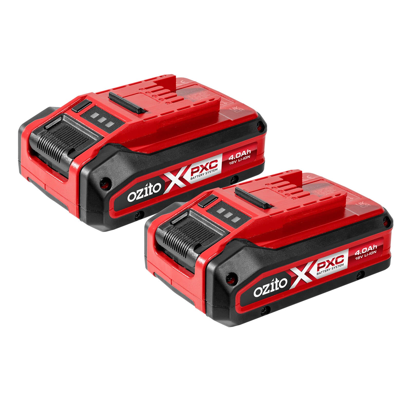 Ozito PXC 18V 4.0Ah Compact Battery PPBP-240 Twin Pack