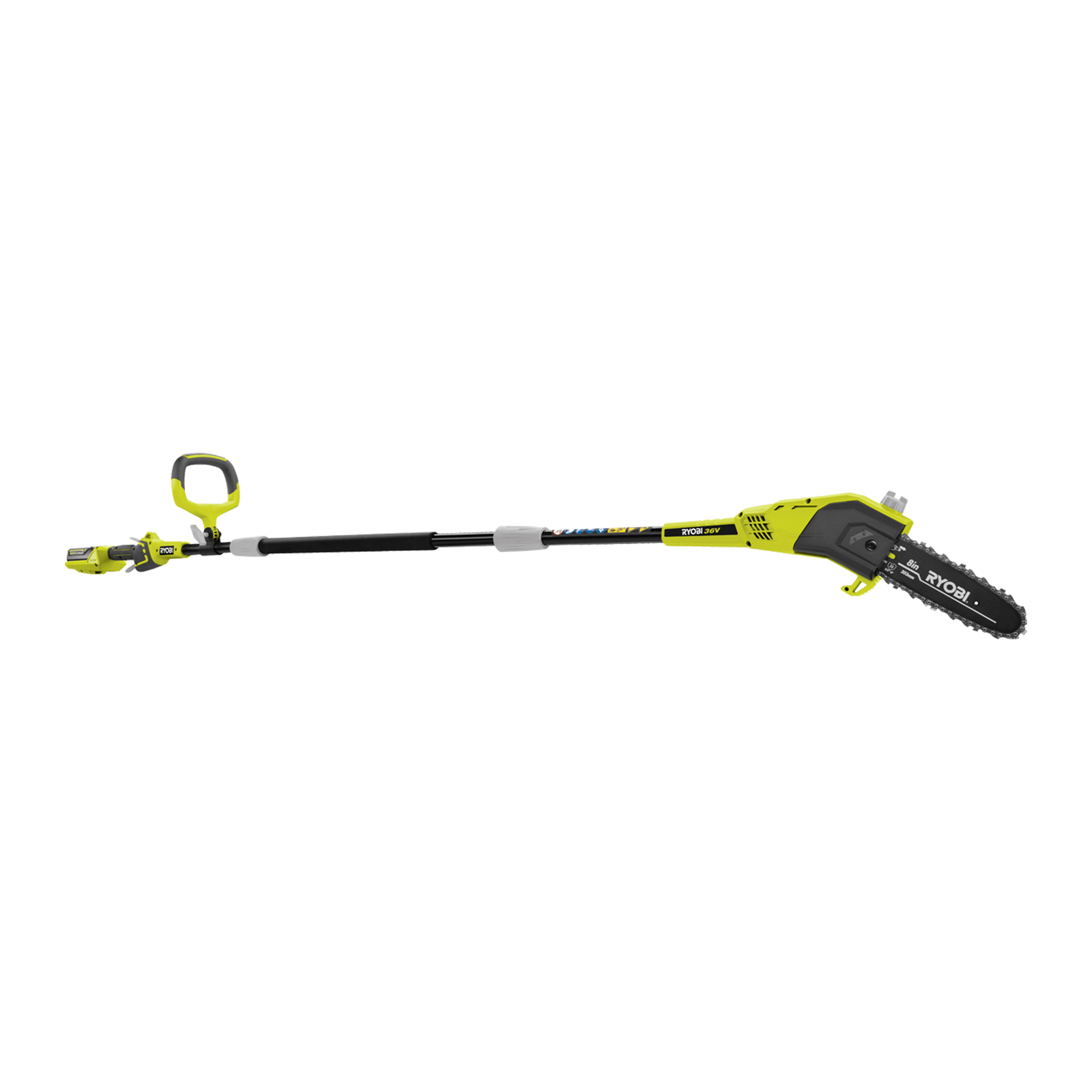 Ryobi Lithium+ 36V 8" 20cm 4.0Ah Cordless Pole Pruner Kit, Battery + Charger R36PPS114