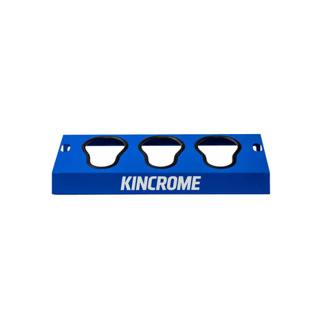 Kincrome BLUESTEEL Power Tool Holder 3 Slot - Heavy-Duty Steel, Left or Right Fitting