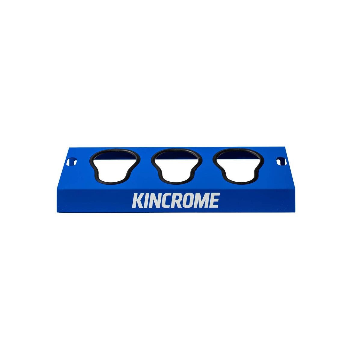 Kincrome BLUESTEEL Power Tool Holder 3 Slot - Heavy-Duty Steel, Left or Right Fitting