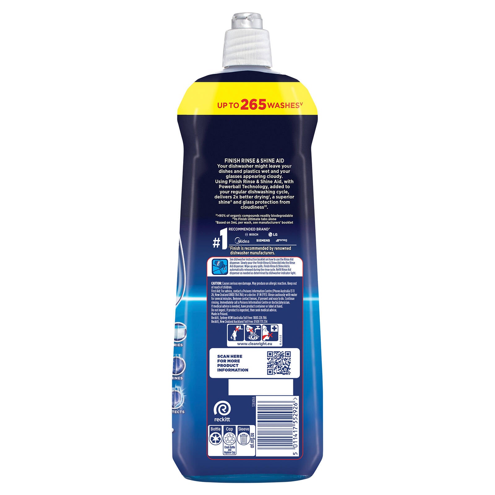 Finish 800ml Powerball Rinse Aid