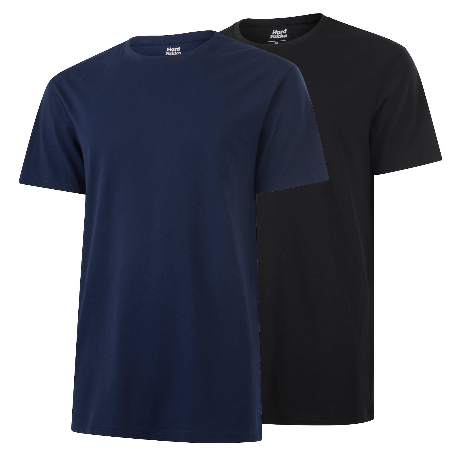 Hard Yakka Core Tee Bundle Black / Navy 2 Pack - Size M