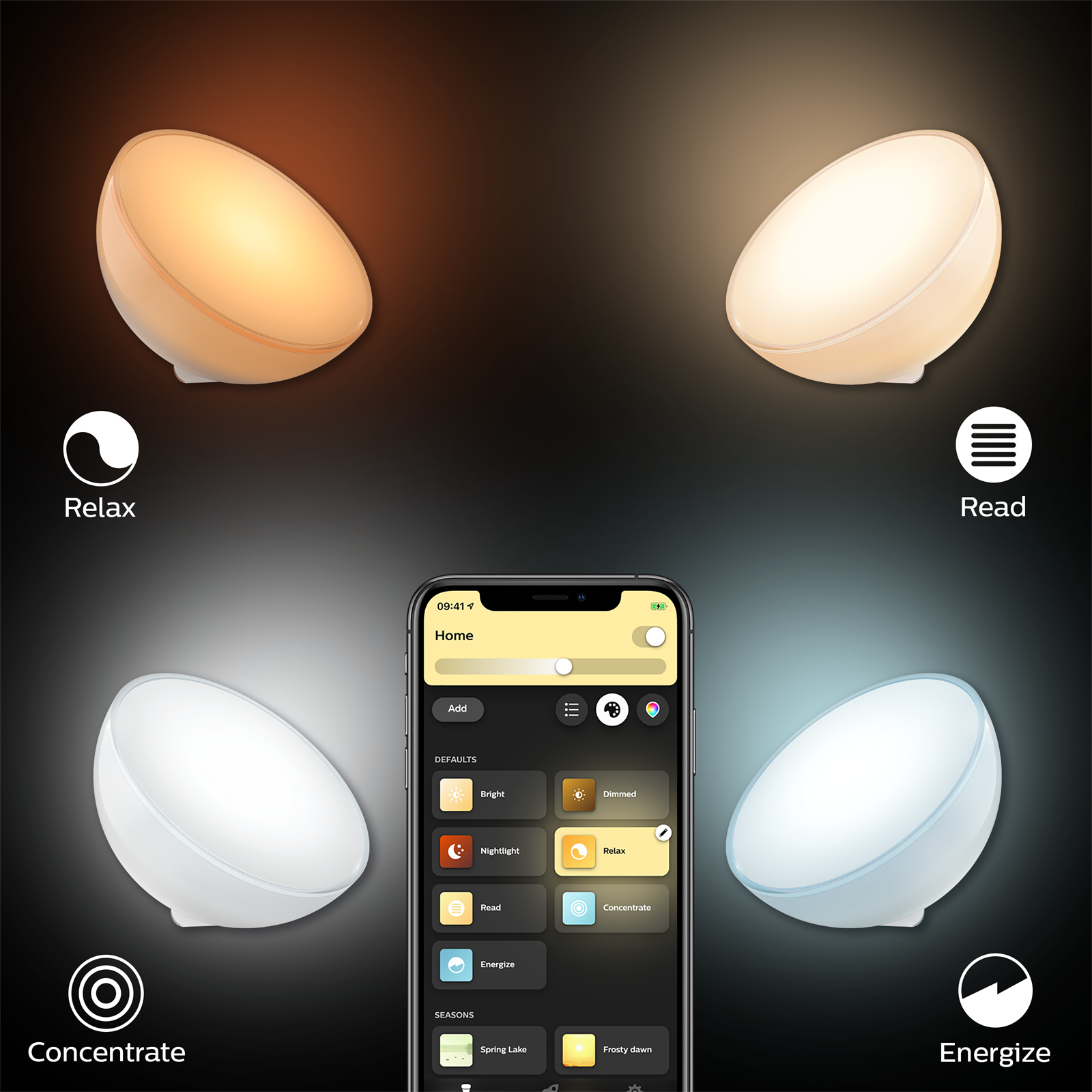 Philips Hue Go Portable LED 520lm Full Colour 7W Smart Lamp Dimmable App Controlled 915005822501