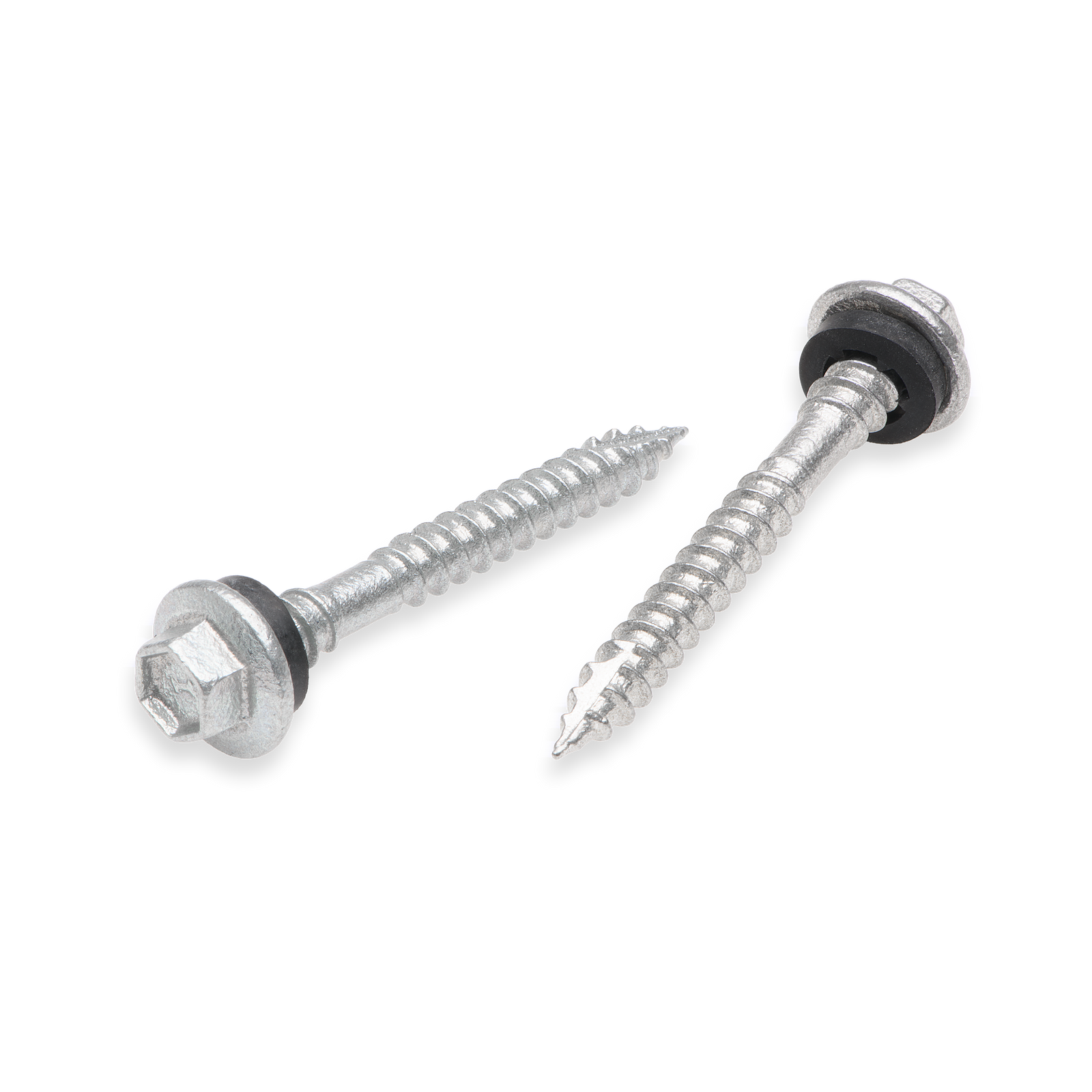 Buildex 12G x 50mm Class 4 Top Lock Hex Head Roofing Screws with Seal, 100 Pack