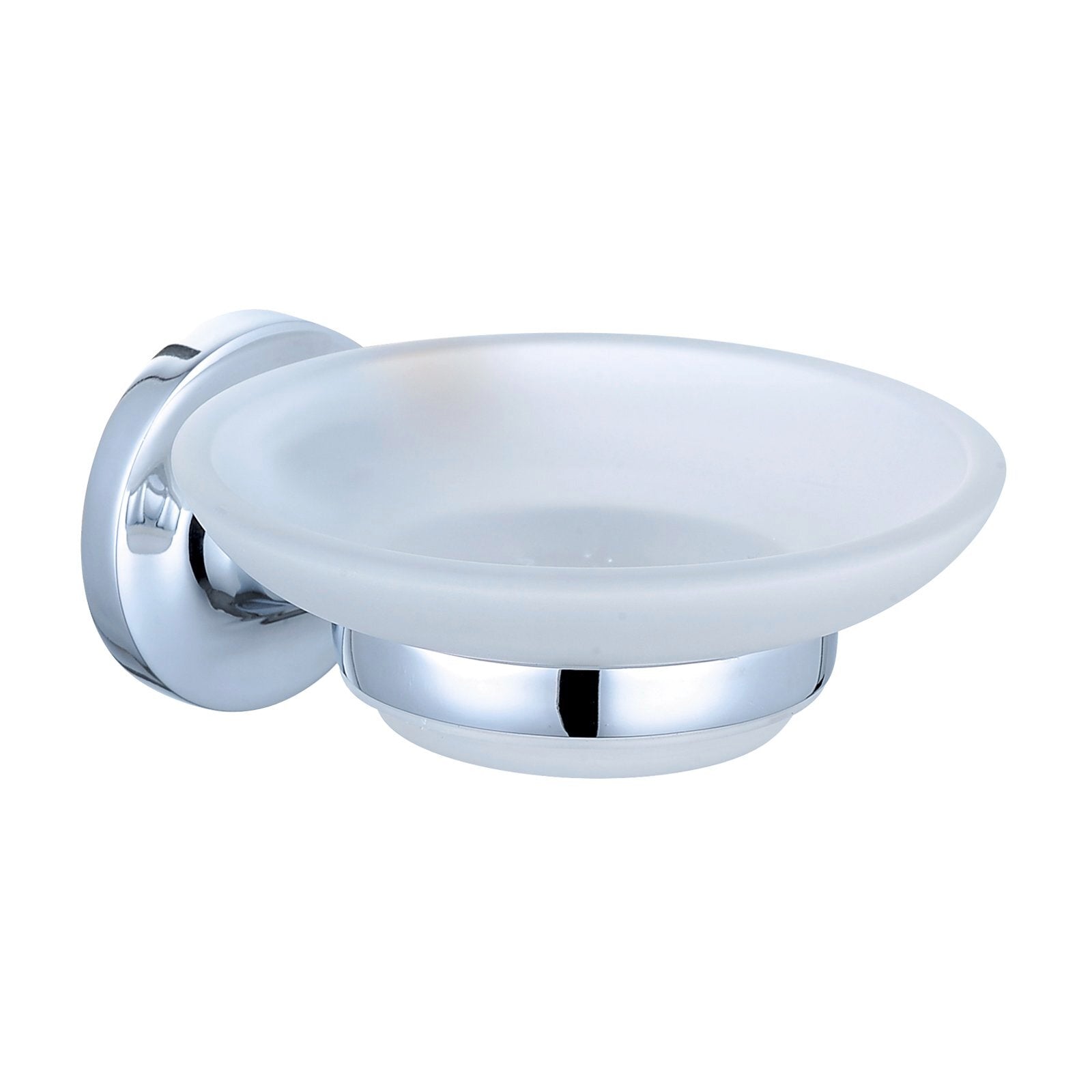 Mondella Prelude Chrome Metal and Glass Soap Dish