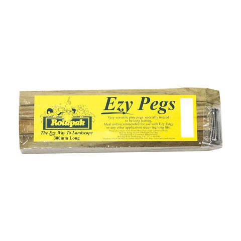 Rola Pak 300mm Treated Pine Timber Edging Stakes - 4 Pack