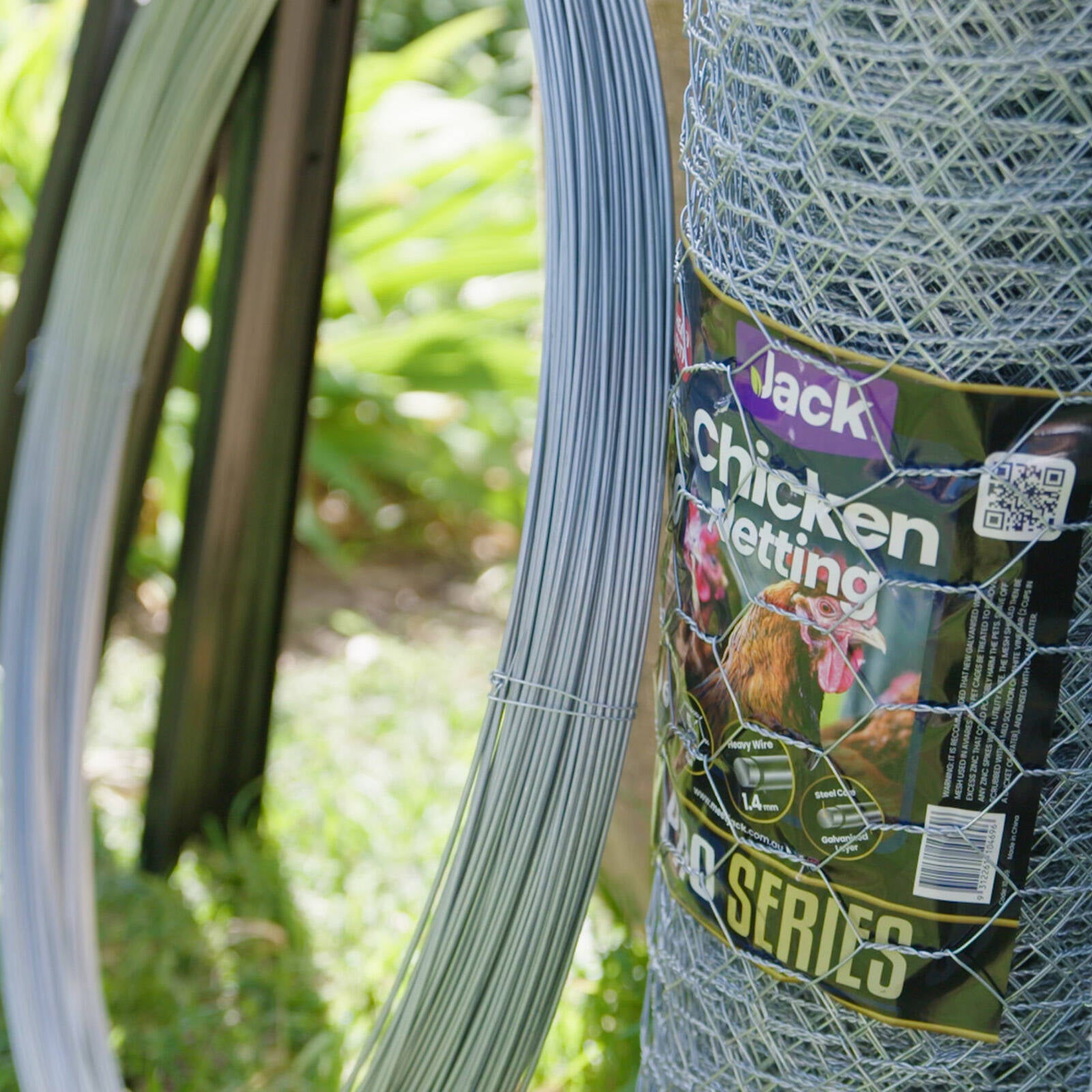 Jack 2.5mm x 300m Galvanised Steel HandyFence Wire