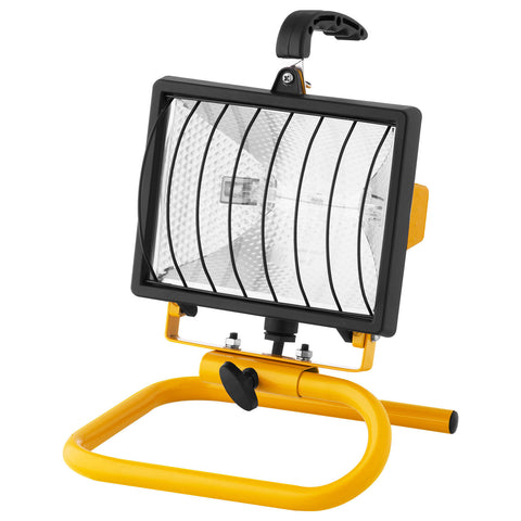 Arlec 500W Portable Halogen Worklight HL110 R7S Aluminium Weather Resistant Outdoor