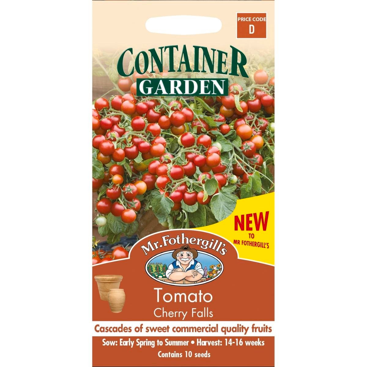 Mr Fothergill's Tomato Cherry Falls Vegetable Seeds