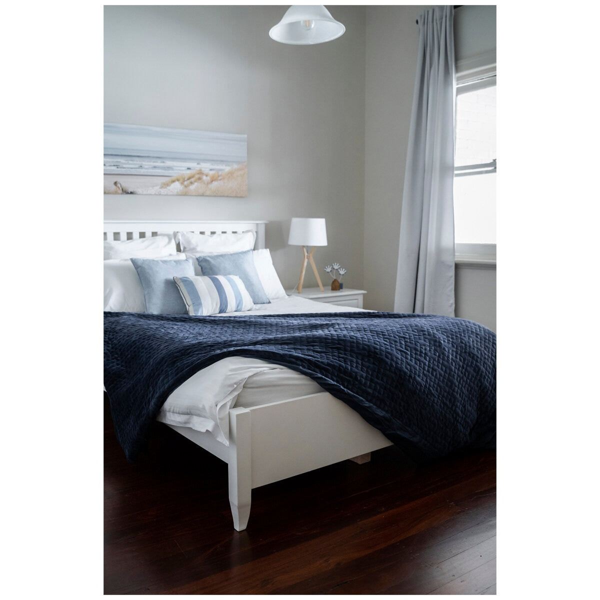 Therapy King Blanket with Cover 10kg Calming Blue - SuperSaverAU - view 1