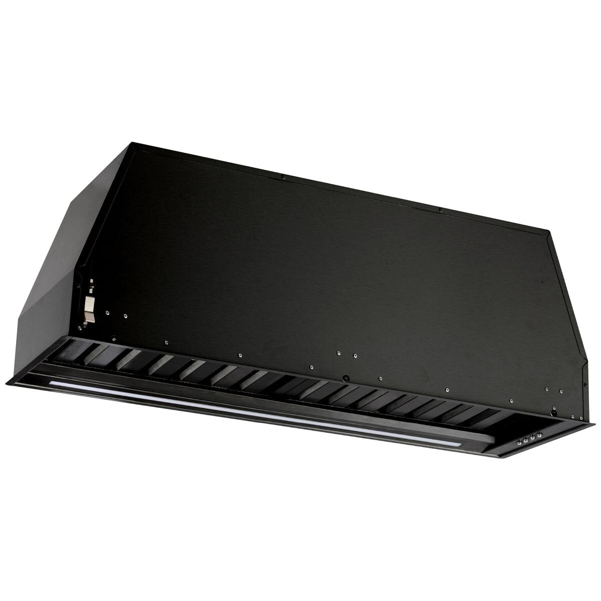 Glem Gas 85cm Undermount Rangehood - Black Stainless Steel - 800m³/h - 12W LED Strip - CK85UCFN