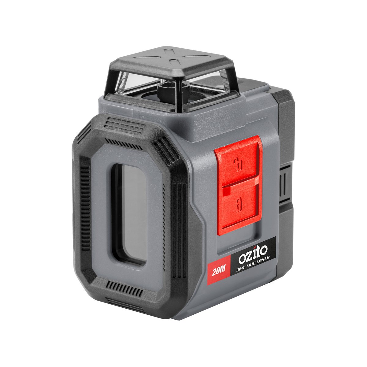 Ozito 20m Range 360° Line Laser Green Beam Auto Levelling LCL-360G