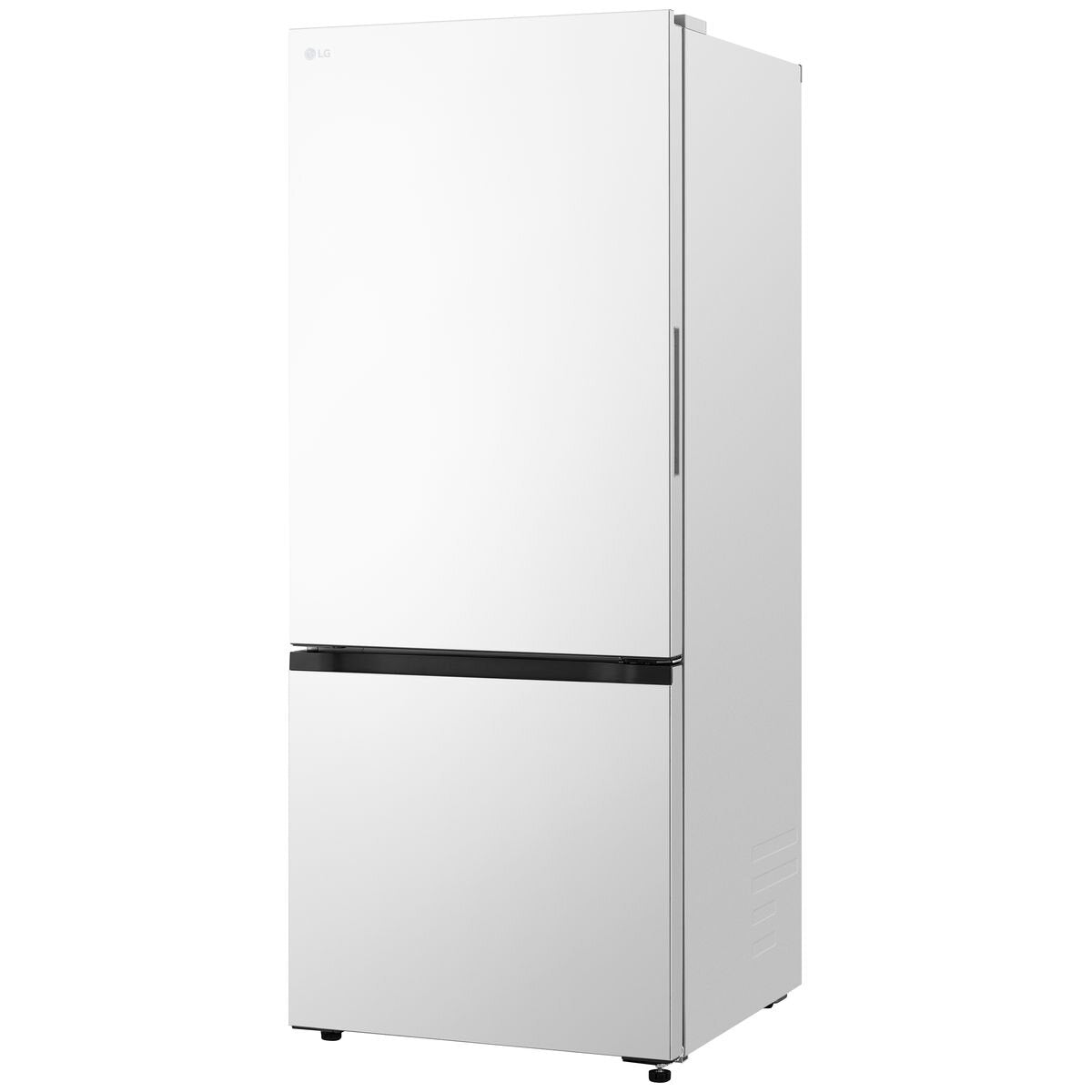 LG Bottom Mount Frost Free Fridge - White Finish, WiFi Connectivity, 5.5 Star Energy Rating - GB-B400MW